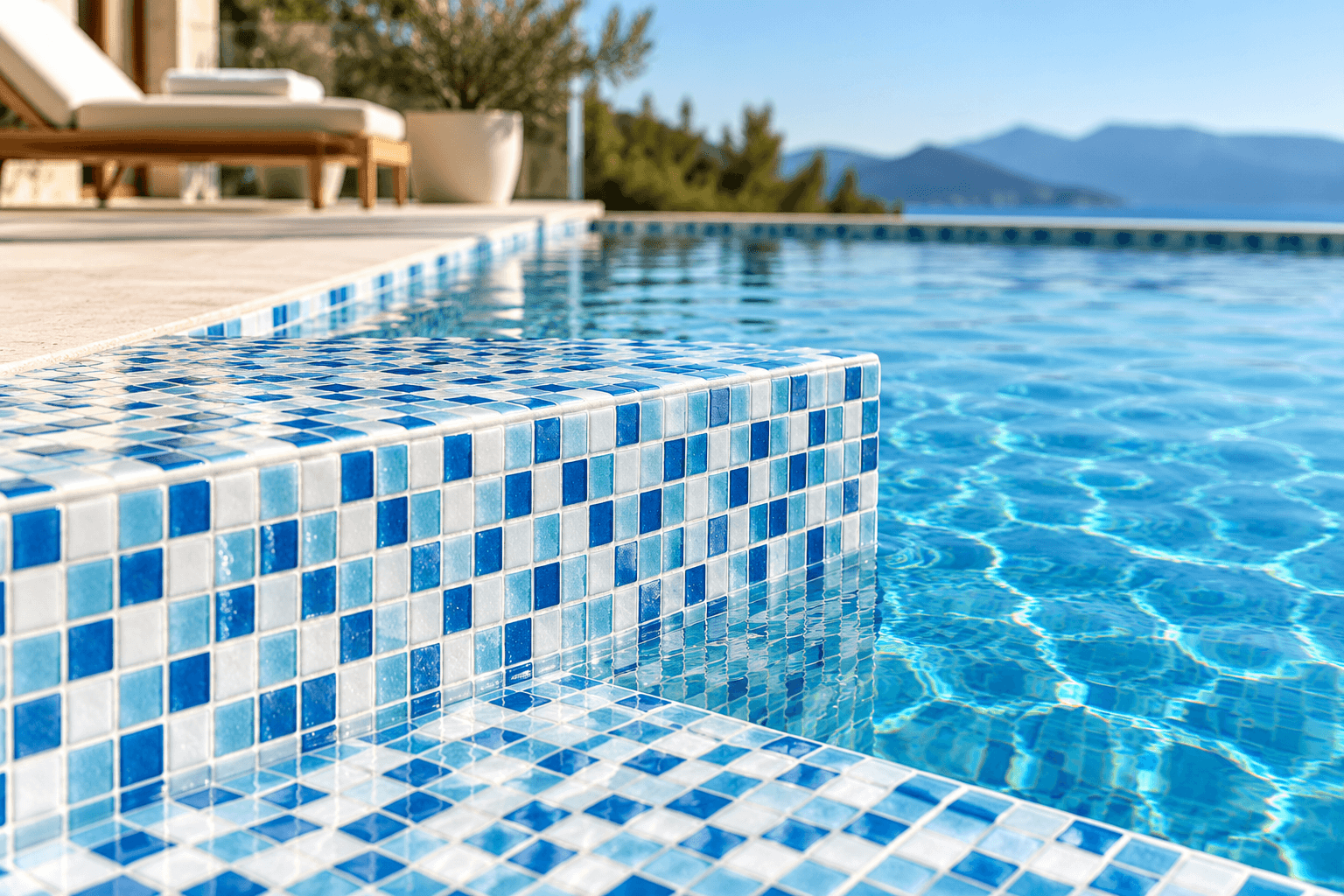 ¿Cómo pegar venecitas en una piscina? Adhesivo, colocación y pastina recomendada | Vedek Revestimientos