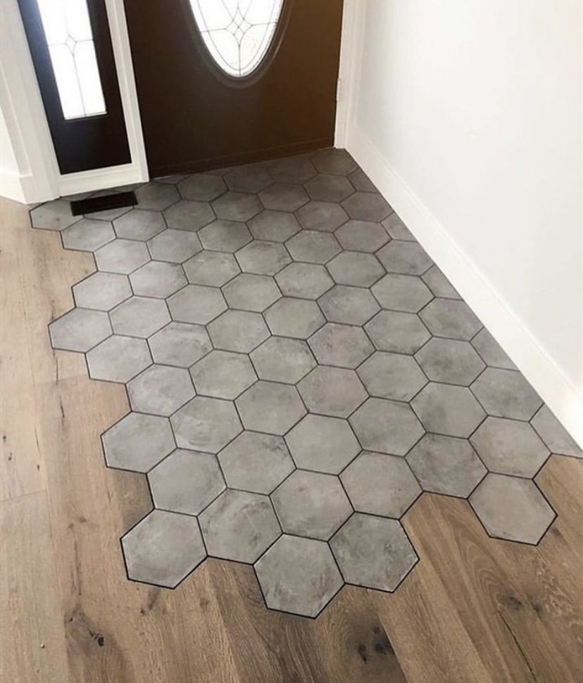 Porcelanato Hexagonal Mini Piú Gris 20,5 x 23,5 cm | Vedek Revestimientos