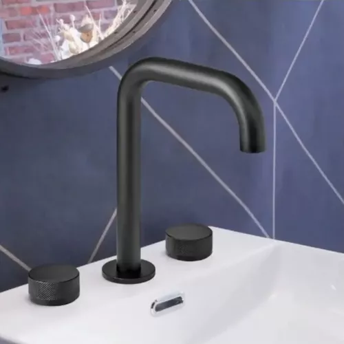 Griferia Peirano Para Baño Fabric Black | Vedek Revestimientos