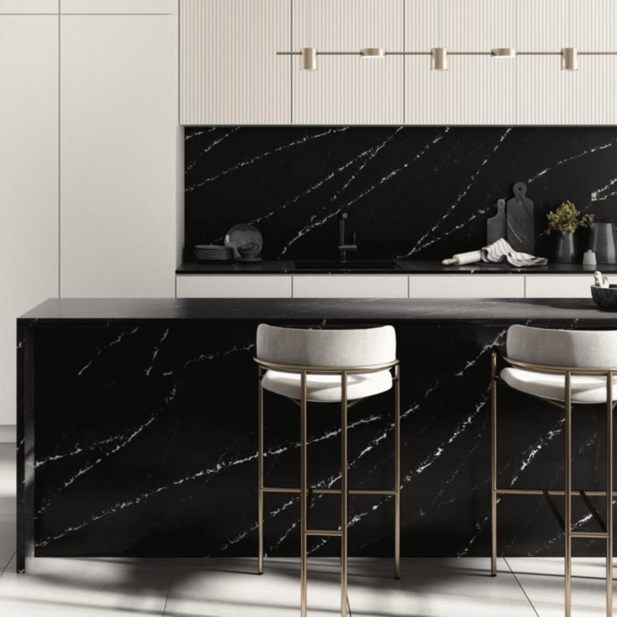 Eternal Marquina Silestone | Vedek Revestimientos