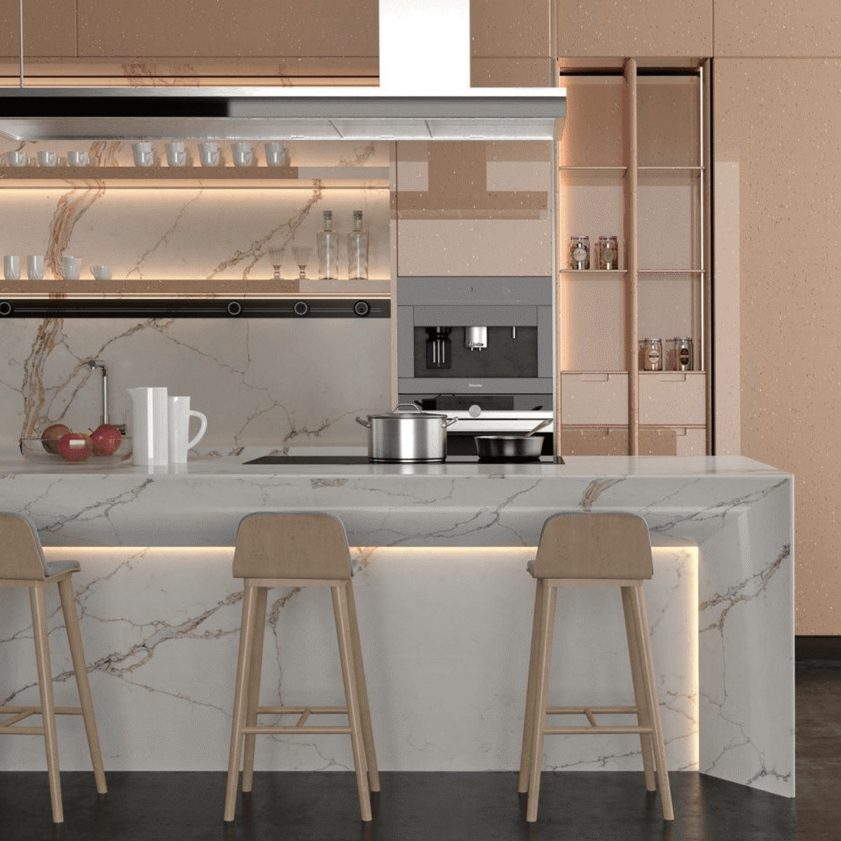 Calacatta Gold  Vedek Quartz | Vedek Revestimientos