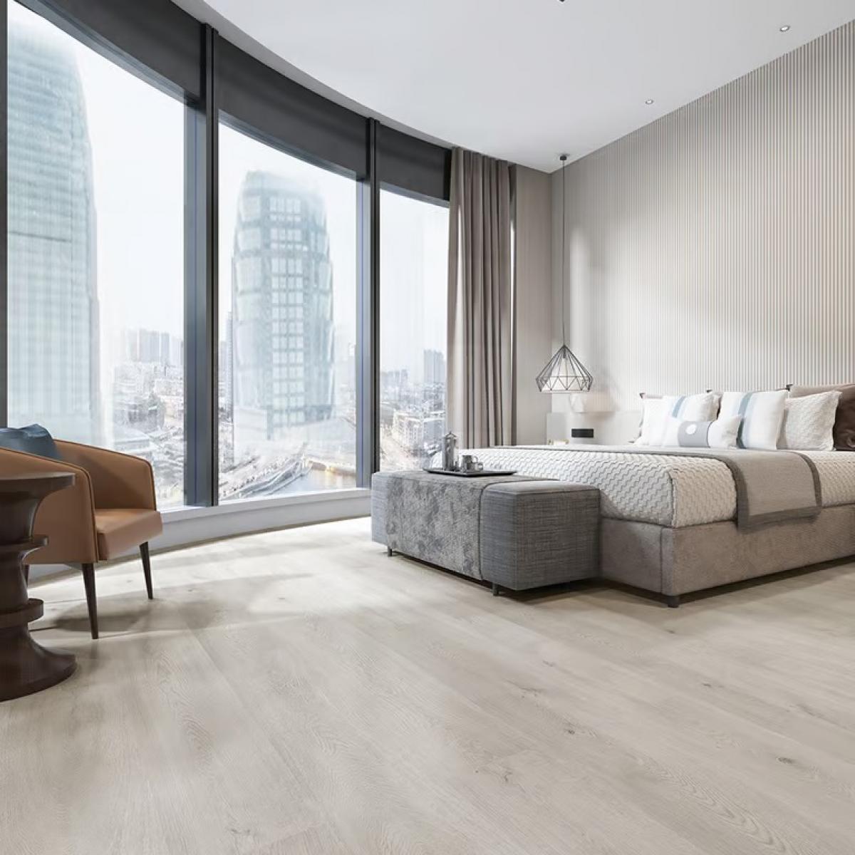 Piso SPC Vinílico Símil madera SPC Click Roble Toscana 5mm con manta | Vedek Revestimientos