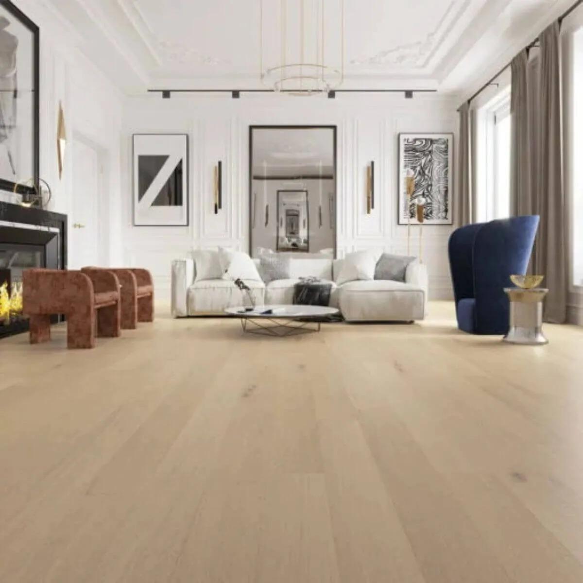 Piso SPC Vinílico Símil Madera SPC Click Roble Tívoli 5mm con manta | Vedek Revestimientos
