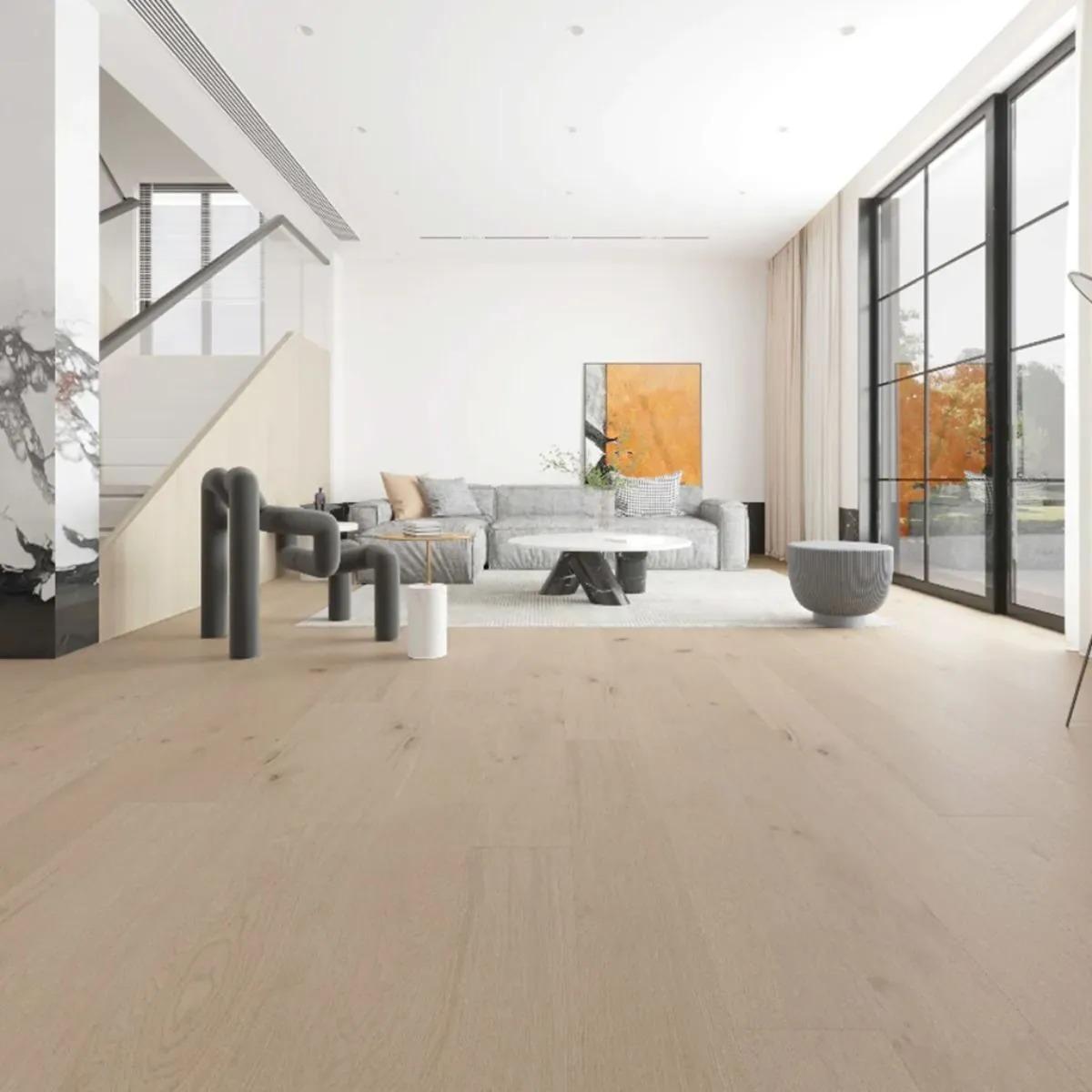 Piso SPC Vinílico Símil Madera SPC Click Roble Tívoli 5mm con manta | Vedek Revestimientos