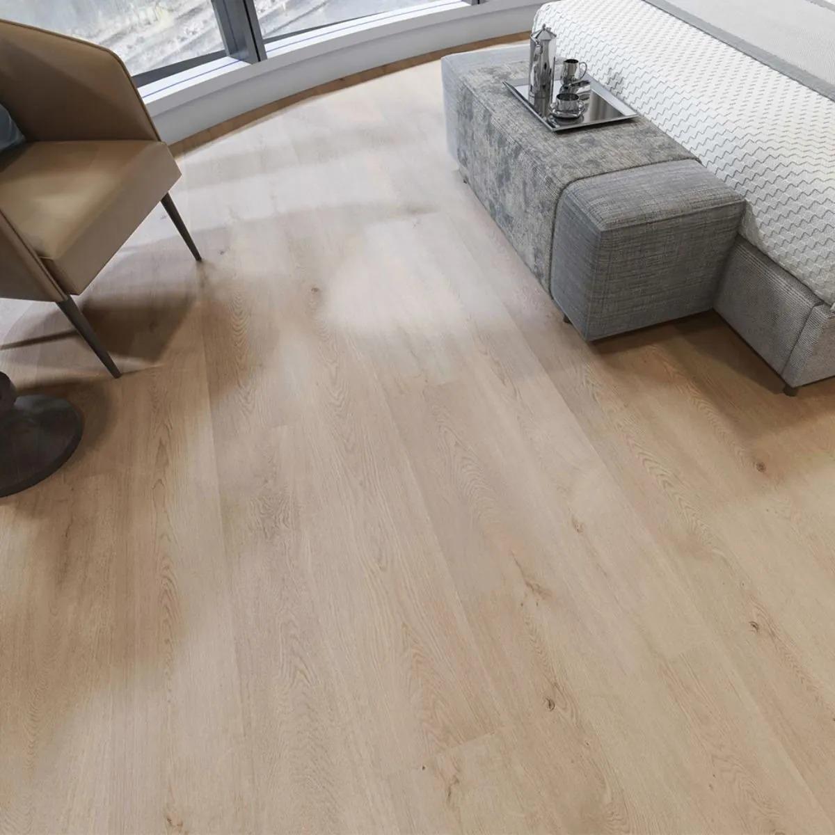 Piso SPC Vinílico Símil Madera SPC Click Roble Tívoli 5mm con manta | Vedek Revestimientos