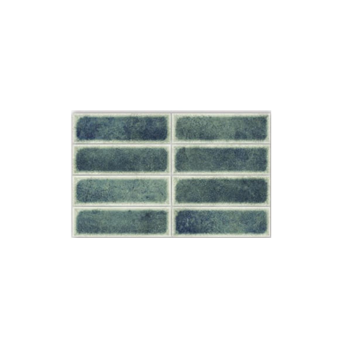 Cerámica Deep Green Blue 7,2 X 22 CM | Vedek Revestimientos