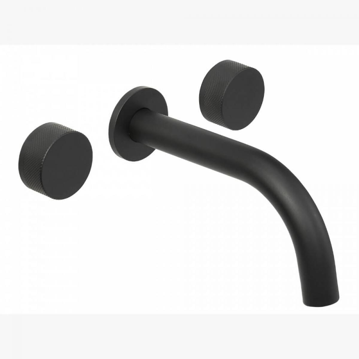 Griferia Peirano Lavatorio de Pared  Fabric Black | Vedek Revestimientos